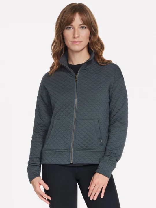 Foto del prodotto Skechers Donna GO WALK Diamond Giacca - Cozy Fit in Verde / Nero