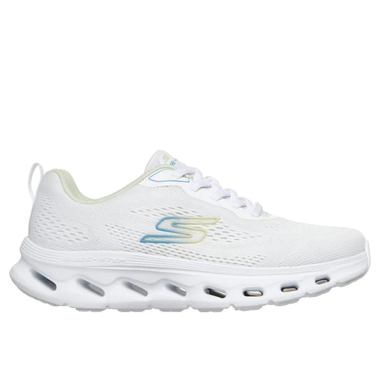 Foto del prodotto Skechers Donna GO WALK Glide-Step 2.0 - Krismaglietta Sneaker in Bianco / Blu, Vegan, Lavabile in lavatrice