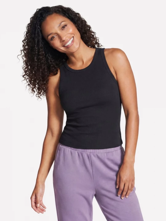 Foto del prodotto Skechers Donna GO WALK Luxe Rib Tank in Nero