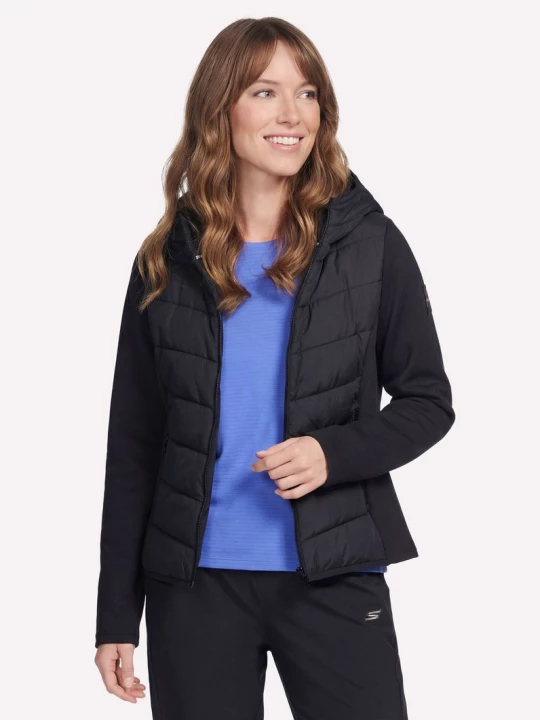 Foto del prodotto Skechers Donna Performance Elite Cozy Fit Hooded Giacca in Nero