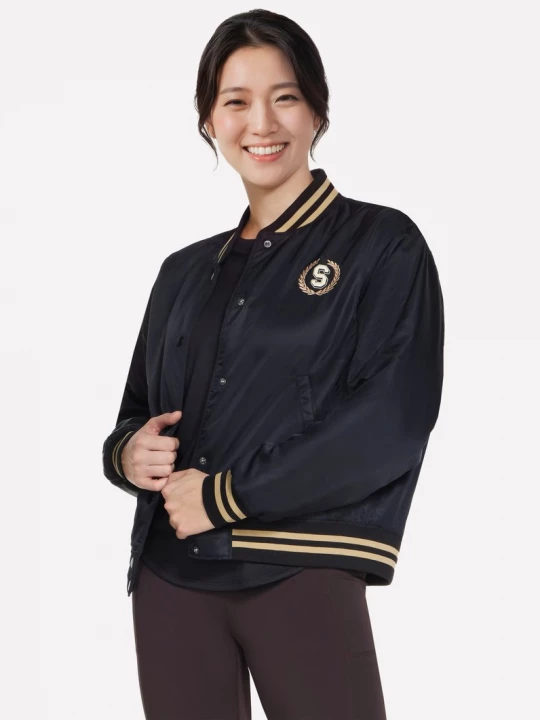 Foto del prodotto Skechers Donna Retro Bomber Giacca in Nero