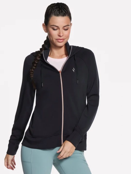 Foto del prodotto Skechers Donna Skechluxe Elevate Full Zip Giacca in Nero
