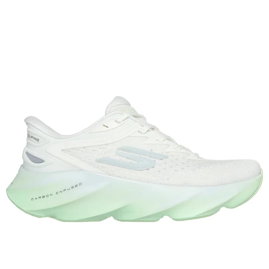 Foto del prodotto Skechers Donna Slip-ins: Aero Burst Sneaker in Bianco / Verde, Vegan, Lavabile in lavatrice, Arch Fit, Hyper Burst