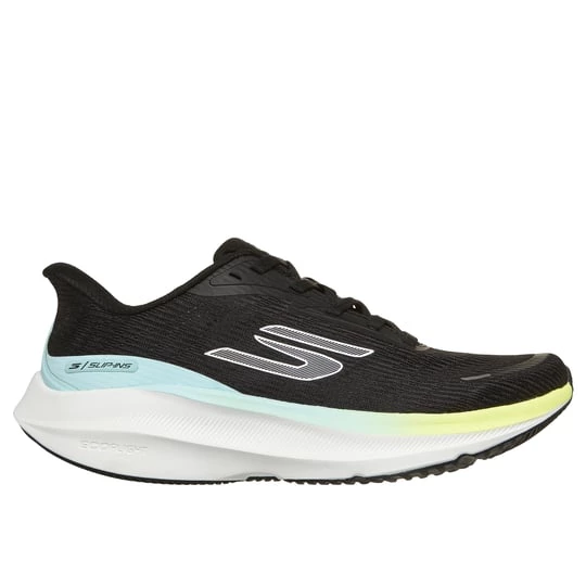 Foto del prodotto Skechers Donna Slip-ins: Aero Pulse Sneaker in Nero / Giallo / Blu, Vegan, Lavabile in lavatrice, Arch Fit