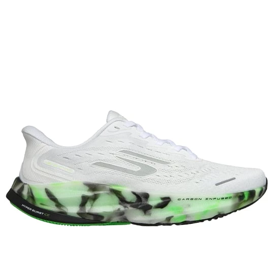 Foto del prodotto Skechers Donna Slip-ins: Aero Spark - Glow in the Dark Sneaker in Bianco / Verde, Vegan, Lavabile in lavatrice, Arch Fit, Hyper Burst