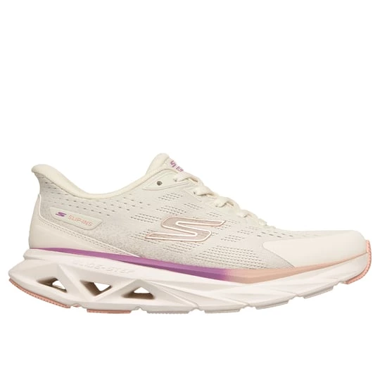 Foto del prodotto Skechers Donna Slip-ins: Glide-Step Vortex Sneaker in Naturale, Vegan, Lavabile in lavatrice