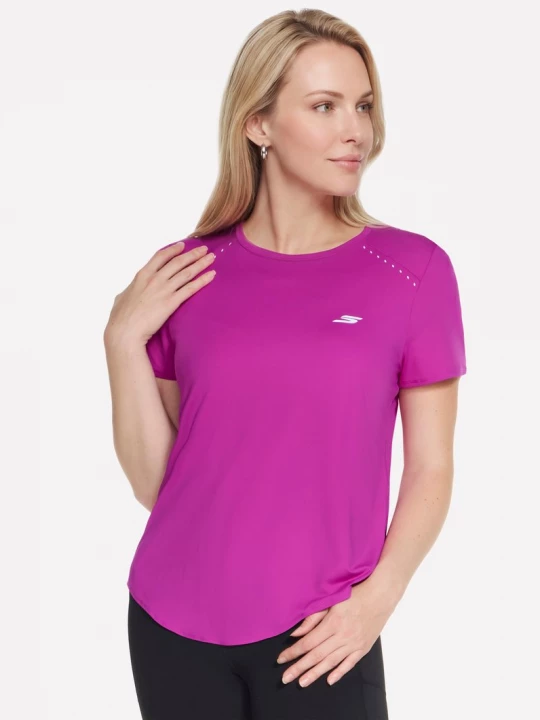 Foto del prodotto Skechers Donna Stride Performance maglietta in Argento / Porpora