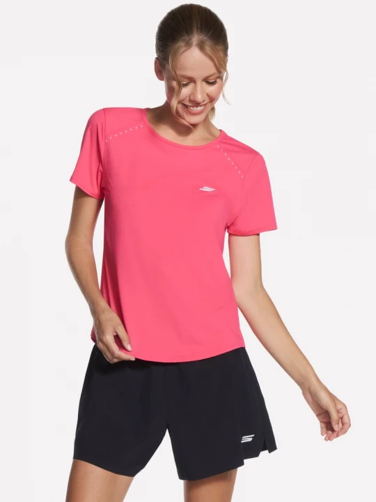 Foto del prodotto Skechers Donna Stride Performance maglietta in Talpa / Corallo