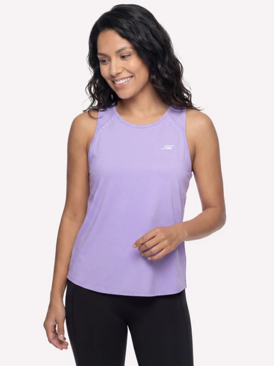 Foto del prodotto Skechers Donna Stride Performance Tank in Porpora / Corallo, Taglia Largo