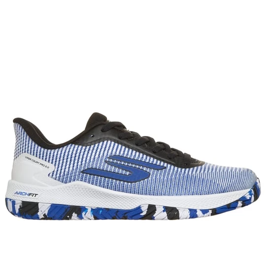 Foto del prodotto Skechers Donna Viper Court Pro 2.0 Sneaker in Bianco / Nero / Blu, Arch Fit