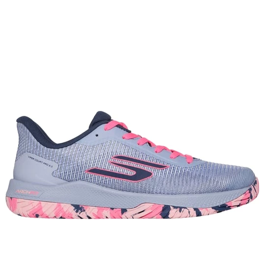 Foto del prodotto Skechers Donna Viper Court Pro 2.0 Sneaker in Grigio / Lavanda, Arch Fit