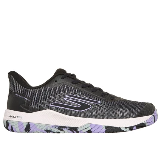 Foto del prodotto Skechers Donna Viper Court Pro 2.0 Sneaker in Nero / Lavanda, Arch Fit