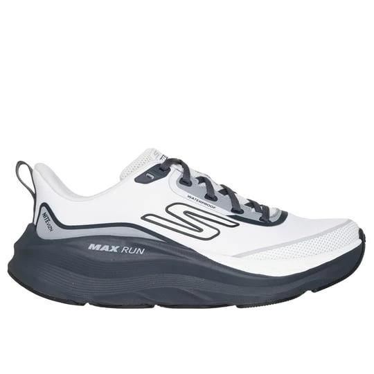 Foto del prodotto Skechers Donna Waterproof: Max Cushioning Max Run - Vorteza Sneaker in Bianco / Carbone, Vegan