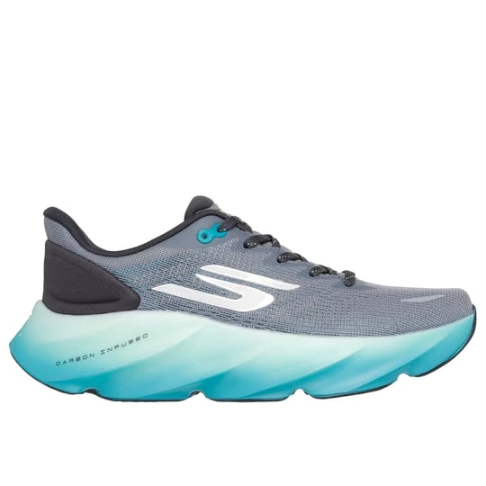 Foto del prodotto Skechers Uomo Aero Burst Sneaker in Grigio / Blu, Vegan, Lavabile in lavatrice, Arch Fit, Hyper Burst