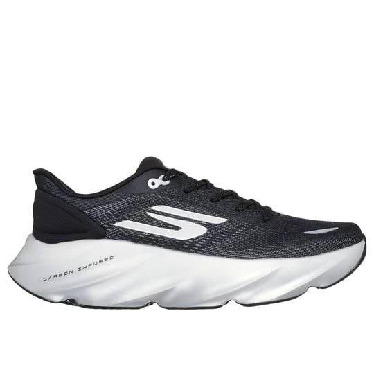 Foto del prodotto Skechers Uomo Aero Burst Sneaker in Nero / Bianco, Vegan, Lavabile in lavatrice, Arch Fit, Hyper Burst