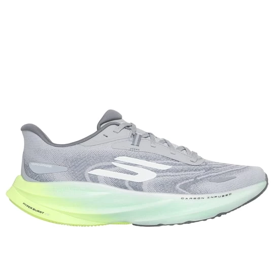Foto del prodotto Skechers Uomo Aero Spark Sneaker in Grigio / Lime, Vegan, Lavabile in lavatrice, Arch Fit, Hyper Burst