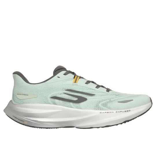 Foto del prodotto Skechers Uomo Aero Spark Sneaker in Verde, Vegan, Lavabile in lavatrice, Arch Fit, Hyper Burst