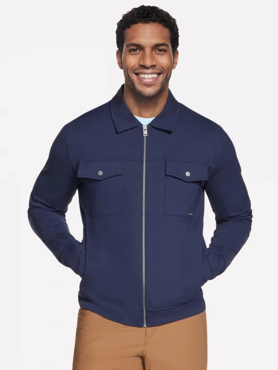 Foto del prodotto Skechers Uomo Controller Giacca in Blu Navy Blue, Taglia Piccolo