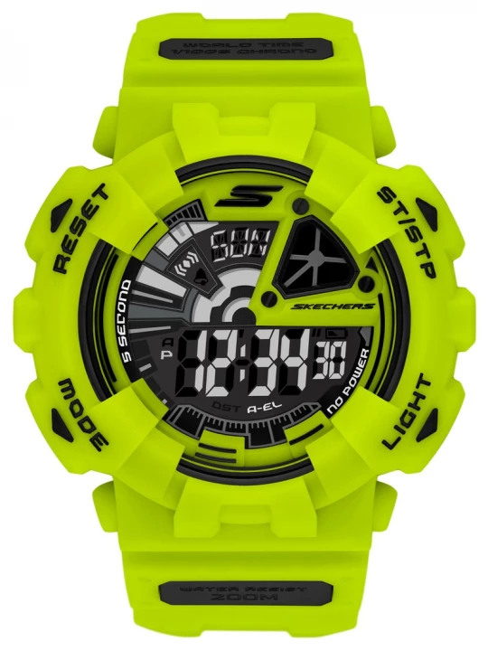 Foto del prodotto Skechers Uomo Digital Neon Green orologi in Giallo