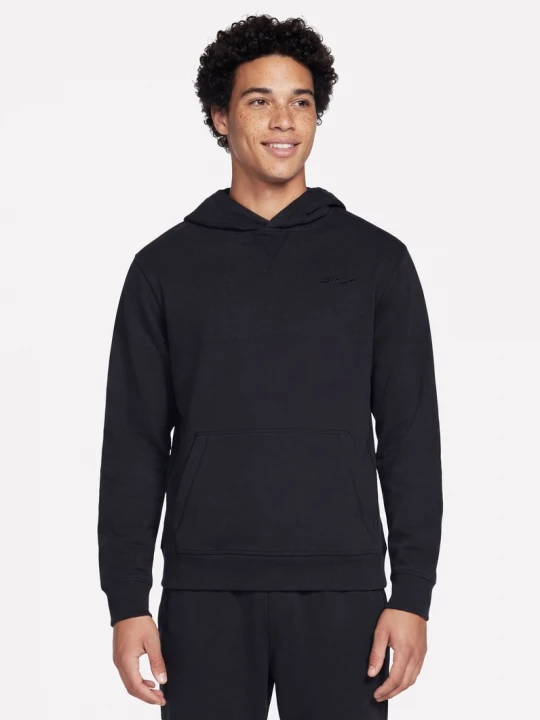 Foto del prodotto Skechers Uomo Elevated Terry felpa con cappuccio in Nero, Taglia Piccolo