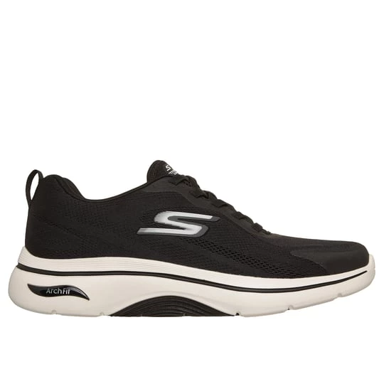 Foto del prodotto Skechers Uomo GO WALK Arch Fit 2.0 - Levy Sneaker in Nero / Bianco, Vegan, Lavabile in lavatrice