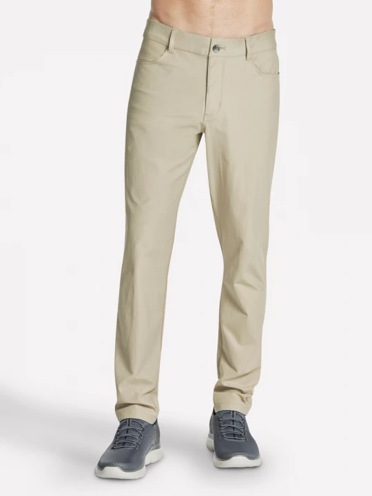Foto del prodotto Skechers Uomo GO WALK Premium 5 Pocket Pantaloni in Naturale / Marrone
