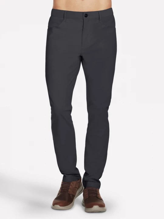 Foto del prodotto Skechers Uomo GO WALK Premium 5 Pocket Pantaloni in Nero / Carbone