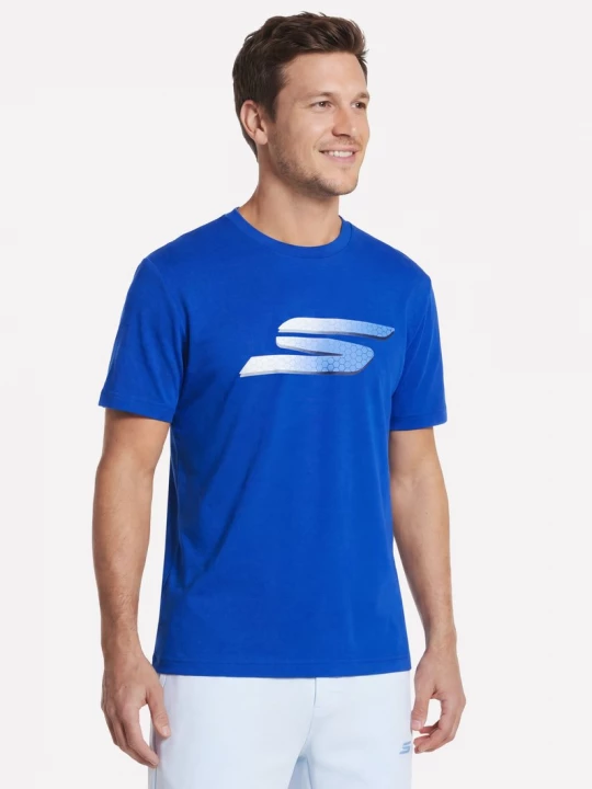 Foto del prodotto Skechers Uomo Harry Kane Icon Graphic maglietta in Blu, Taglia Piccolo