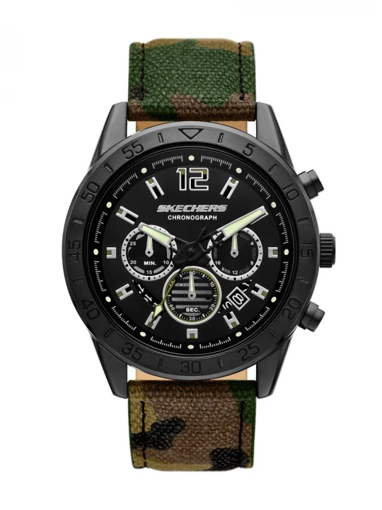Foto del prodotto Skechers Uomo Kornblum Camo orologi in Verde