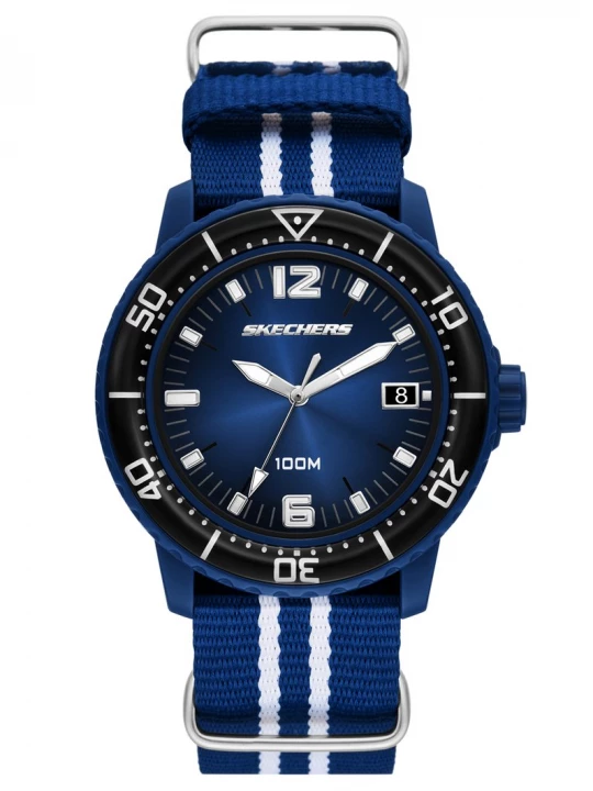 Foto del prodotto Skechers Uomo Maclay orologi in Blu Navy Blue