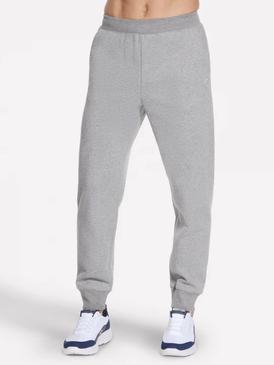 Foto del prodotto Skechers Uomo Max Soft Fleece Jogger in Grigio Chiaro, Taglia Piccolo