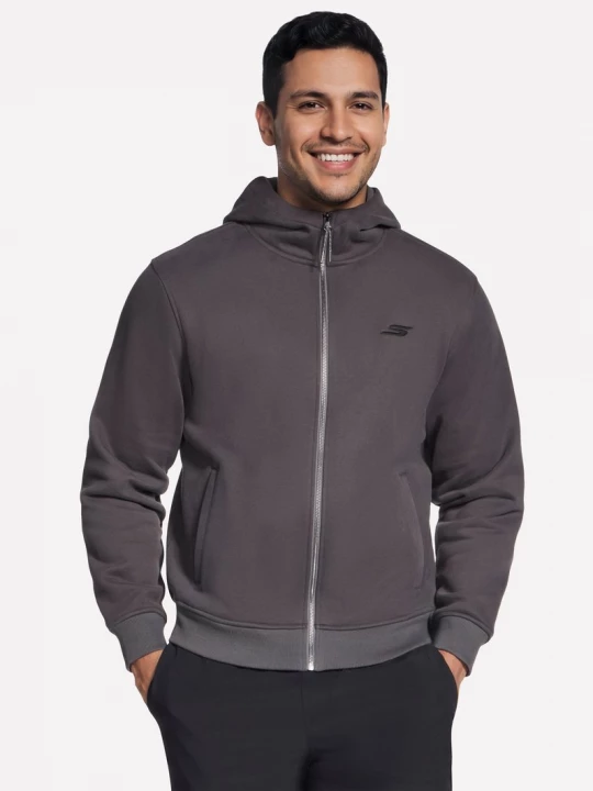 Foto del prodotto Skechers Uomo Max Soft Hooded Giacca in Nero / Carbone