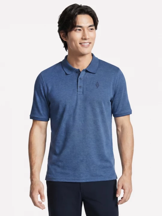 Foto del prodotto Skechers Uomo Off Duty Polo in Blu Navy Blue, Taglia Piccolo