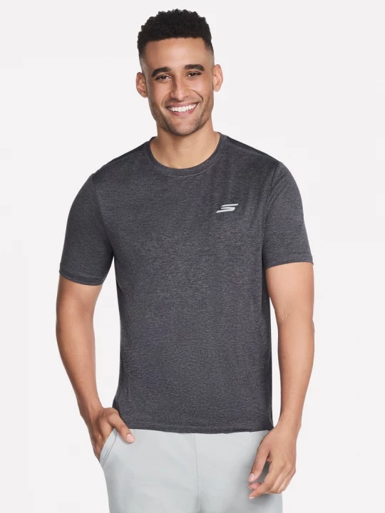 Foto del prodotto Skechers Uomo Performance Charge Maglietta in Nero / Carbone, Taglia Piccolo