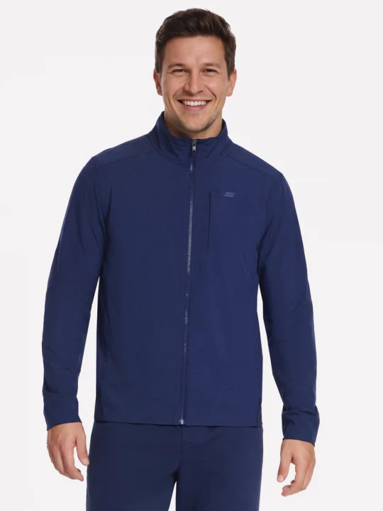 Foto del prodotto Skechers Uomo Premier Giacca in Blu Navy Blue, Taglia Piccolo