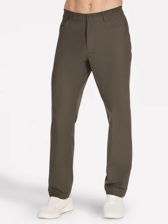 Foto del prodotto Skechers Uomo Premium 5 Pocket Pantaloni Classic in Marrone / Oliva, Taglia Piccolo