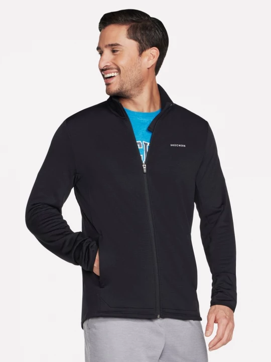 Foto del prodotto Skechers Uomo SKECH-KNITS ULTRA GO Thermal Full Zip Giacca in Nero, Taglia Piccolo