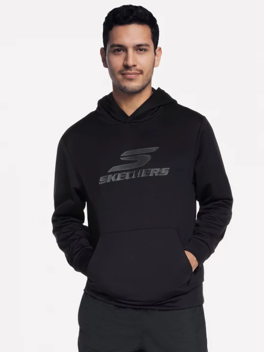 Foto del prodotto Skechers Uomo SkechTech Rally Felpa con cappuccio in Nero, Taglia Piccolo