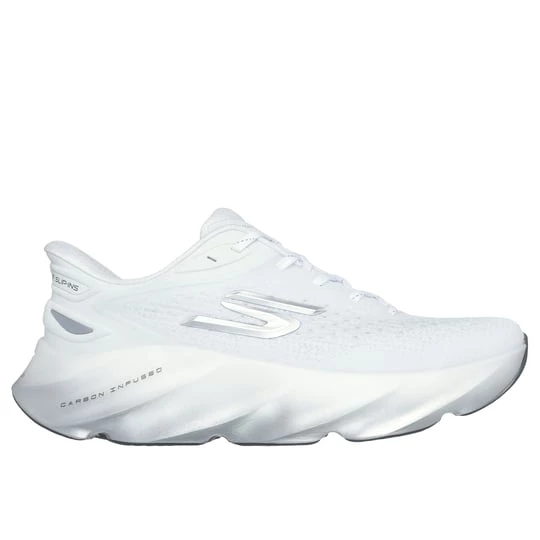 Foto del prodotto Skechers Uomo Slip-ins: Aero Burst Sneaker in Bianco / Argento, Vegan, Lavabile in lavatrice, Arch Fit, Hyper Burst