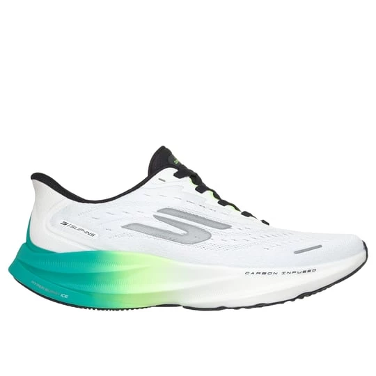 Foto del prodotto Skechers Uomo Slip-ins: Aero Spark Sneaker in Bianco / Multicolore, Vegan, Lavabile in lavatrice, Arch Fit, Hyper Burst