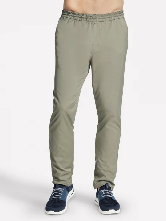 Foto del prodotto Skechers Uomo Slip-ins Pantaloni Downtown Classic in Oliva / Grigio, Taglia Piccolo