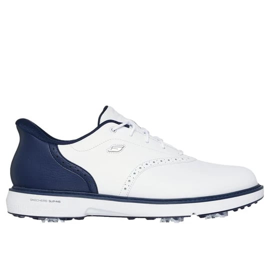 Foto del prodotto Skechers Uomo Slip-ins Waterproof: GO GOLF Prestige Shoes in Bianco / Blu Navy Blue, Arch Fit granatowy