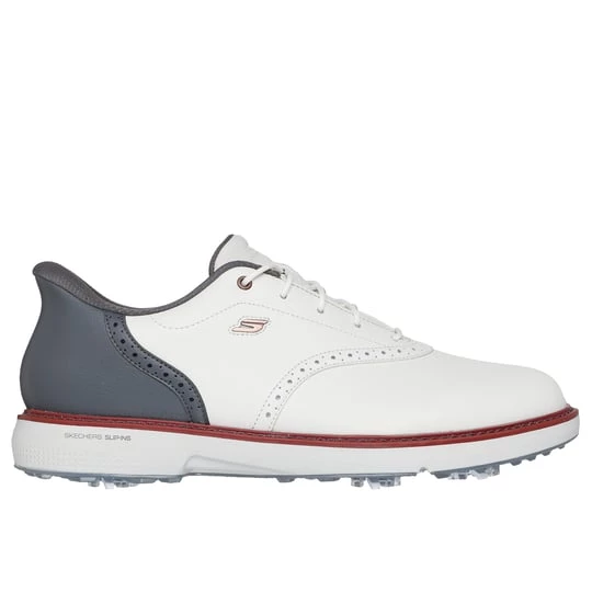 Foto del prodotto Skechers Uomo Slip-ins Waterproof: GO GOLF Prestige Shoes in Naturale / Grigio, Arch Fit