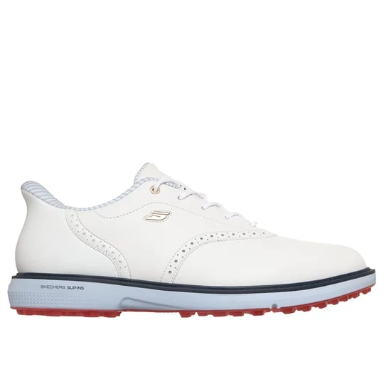 Foto del prodotto Skechers Uomo Slip-ins Waterproof: GO GOLF Prestige SL Shoes in Bianco / Blu Navy Blue, Arch Fit granatowy