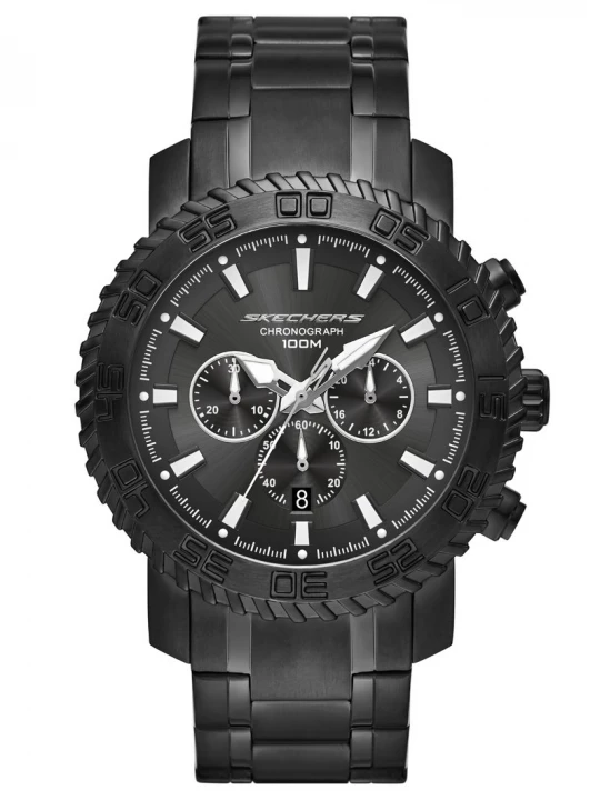 Foto del prodotto Skechers Uomo Stainless Smagliettal Chronograph orologi in Canna Di Fucile