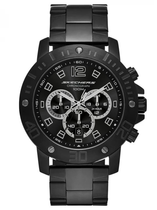 Foto del prodotto Skechers Uomo Stainless Smagliettal Chronograph orologi in Nero