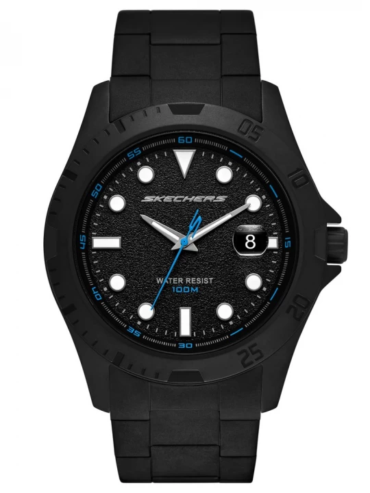 Foto del prodotto Skechers Uomo Stainless Smagliettal orologi in Nero
