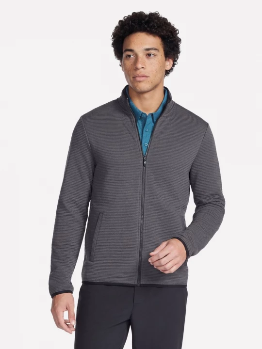 Foto del prodotto Skechers Uomo The Hoodless felpa con cappuccio Ottoman Giacca in Nero / Carbone, Taglia Piccolo