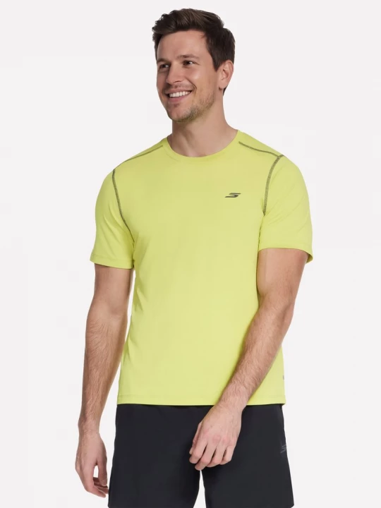 Foto del prodotto Skechers Uomo VAPOR maglietta in Neon Lime, Taglia Piccolo