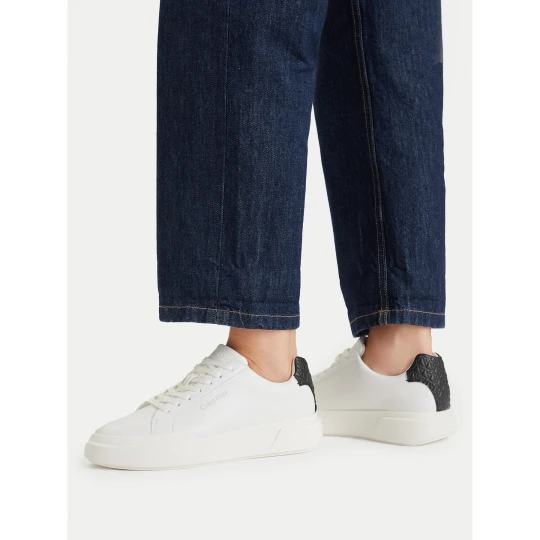 Foto del prodotto Sneakers Calvin Klein Chunky Cupsole Laceup Lth Bt Aop YW0YW02036 Bianco